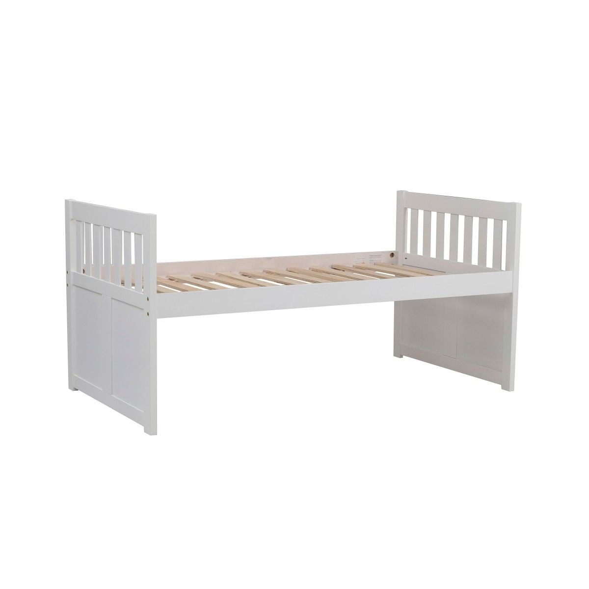 Galen - Twin/Twin Trundle Bed - White