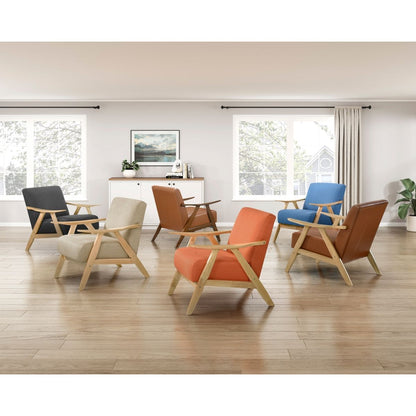Damala - Accent Chair Light Brown Base