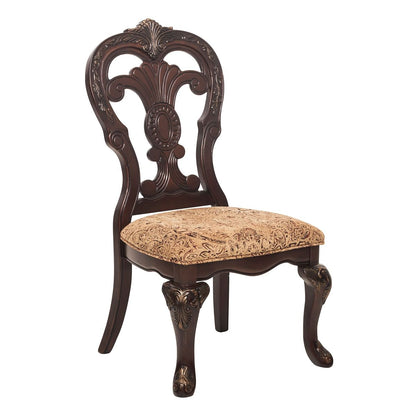 Deryn Park -7 Piece Dining Room Set (Dining Table, 2 Arm Chairs And 4 Side Chairs) - Cherry