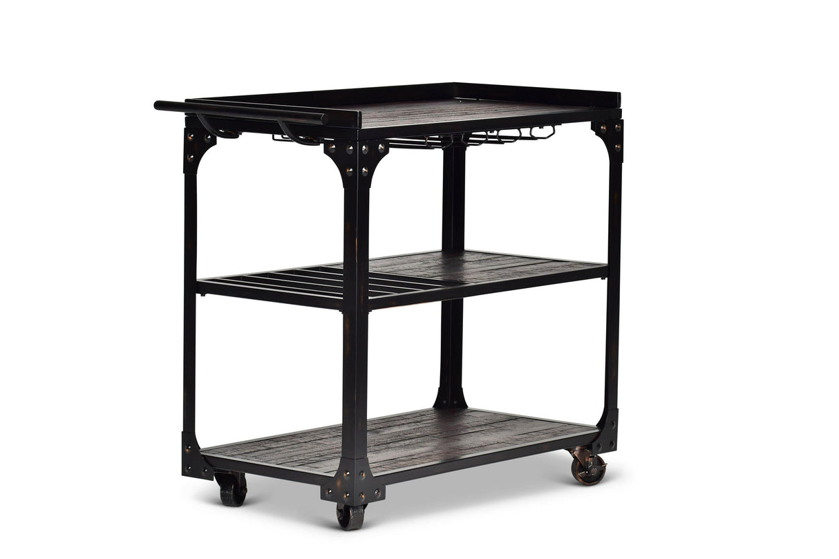 Sherlock - Cart With Casters - Black