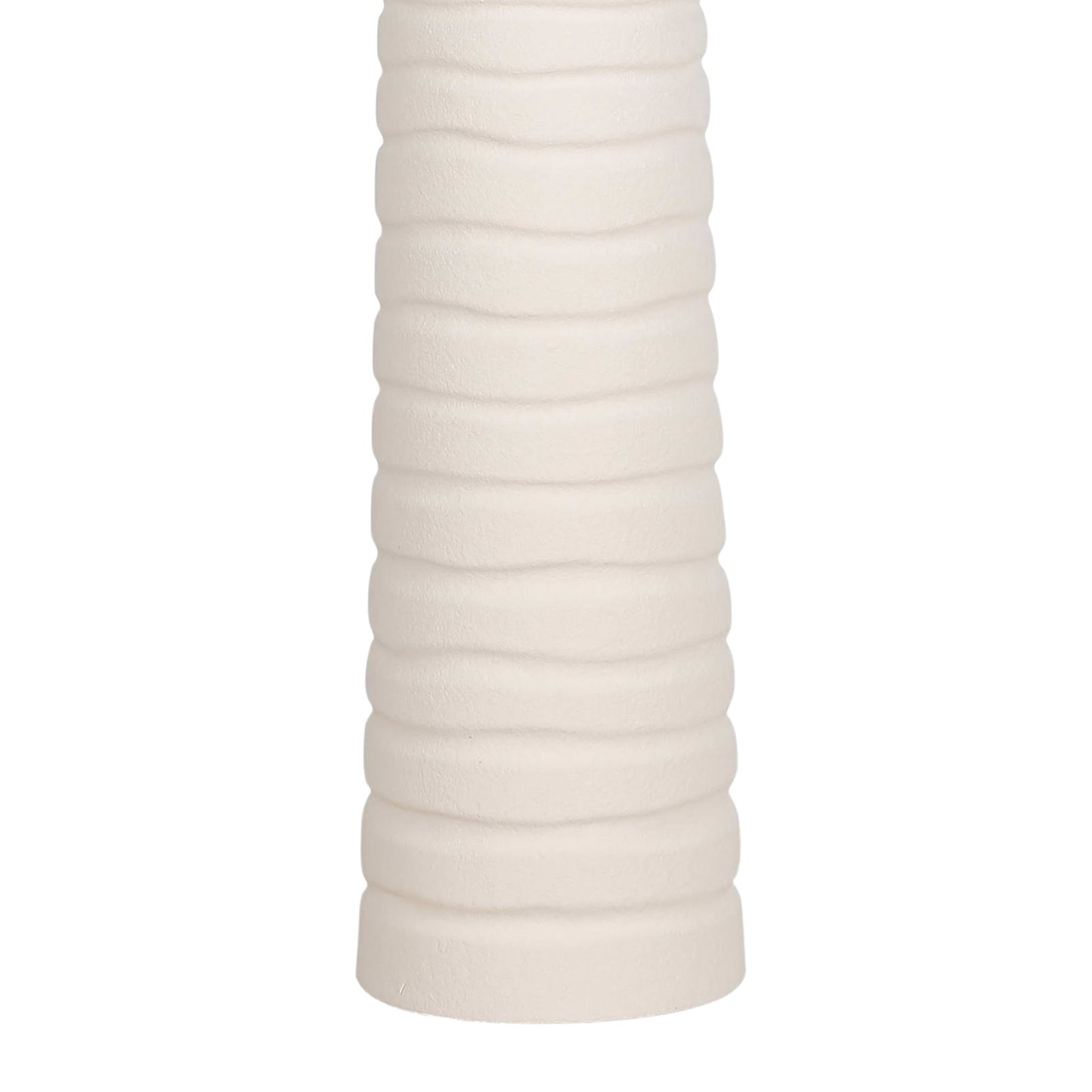 "Calming Flow" Ceramic Table Lamp (Set of 2) - Textured White