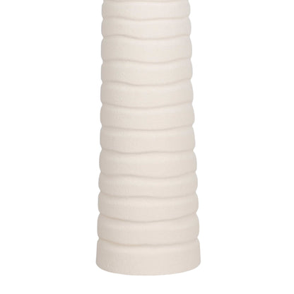 "Calming Flow" Ceramic Table Lamp (Set of 2) - Textured White