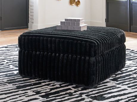 Furniture City - MS - Ashley Furniture - Midnight-Madness Living Room - Oversized Accent Ottoman / Chocolate - 9810408