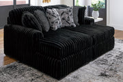 Furniture City - MS - Ashley Furniture - Midnight-Madness Sectional - RAF Super Chaise / Onyx - 98103S8