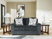 Furniture City - MS - Ashley Furniture - Midnight-Madness Living Room - Loveseat / Gunmetal - 9810535