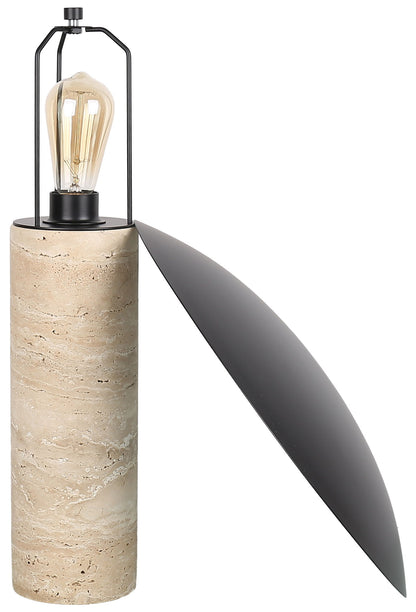 Mesa Canopy - 20 X 16 - Travertine Accent Lamp (Set of 2) - Travertine