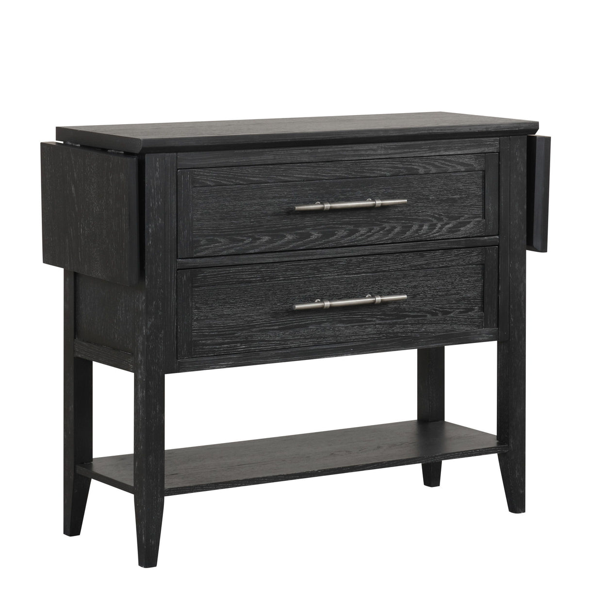 Sable Crest - Drop Leaf Server - Black