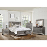 Tamsin - Platform Bed With Footboard Storage, LED Lighting