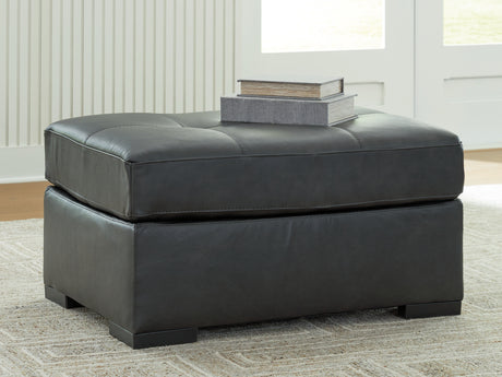 Furniture City - MS - Ashley Furniture - Brindley Pier Living Room - Oversized Accent Ottoman / Fog - 9950308