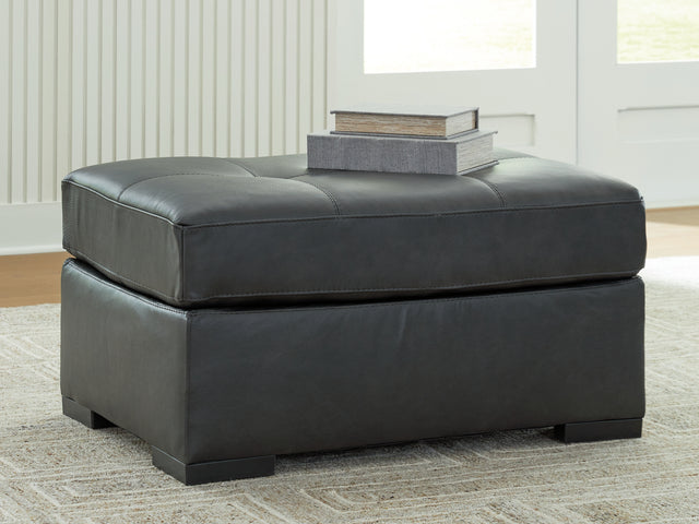 Furniture City - MS - Ashley Furniture - Brindley Pier Living Room - Oversized Accent Ottoman / Fog - 9950308