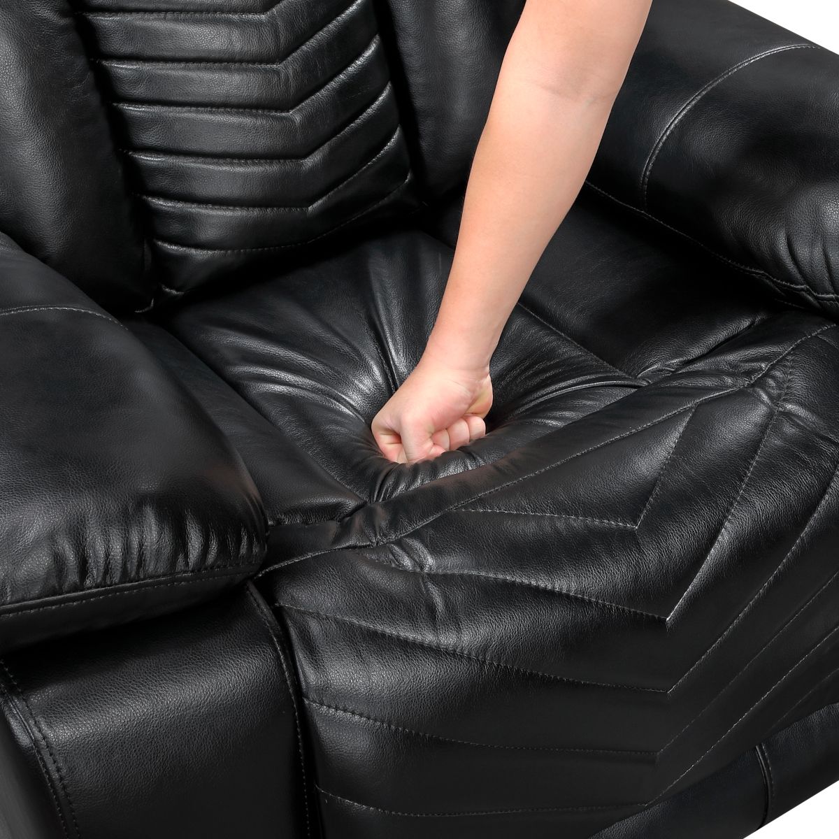 Huron - Power Reclining Chair With LED And Charging Ports