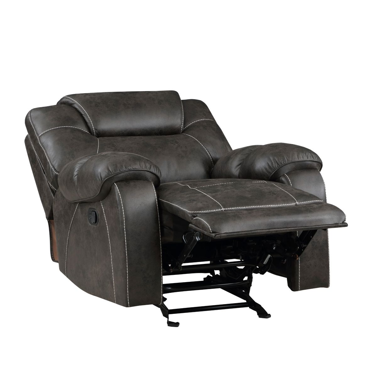 Gainesville - Glider Reclining Chair - Chocolate