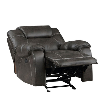 Gainesville - Glider Reclining Chair - Chocolate