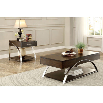 Tioga - End Table - Brown