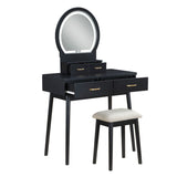 Camilla - Vanity Dresser With Mirror And Stool
