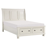 Laurelin - Sleigh Platform Bed With Footboard Storage
