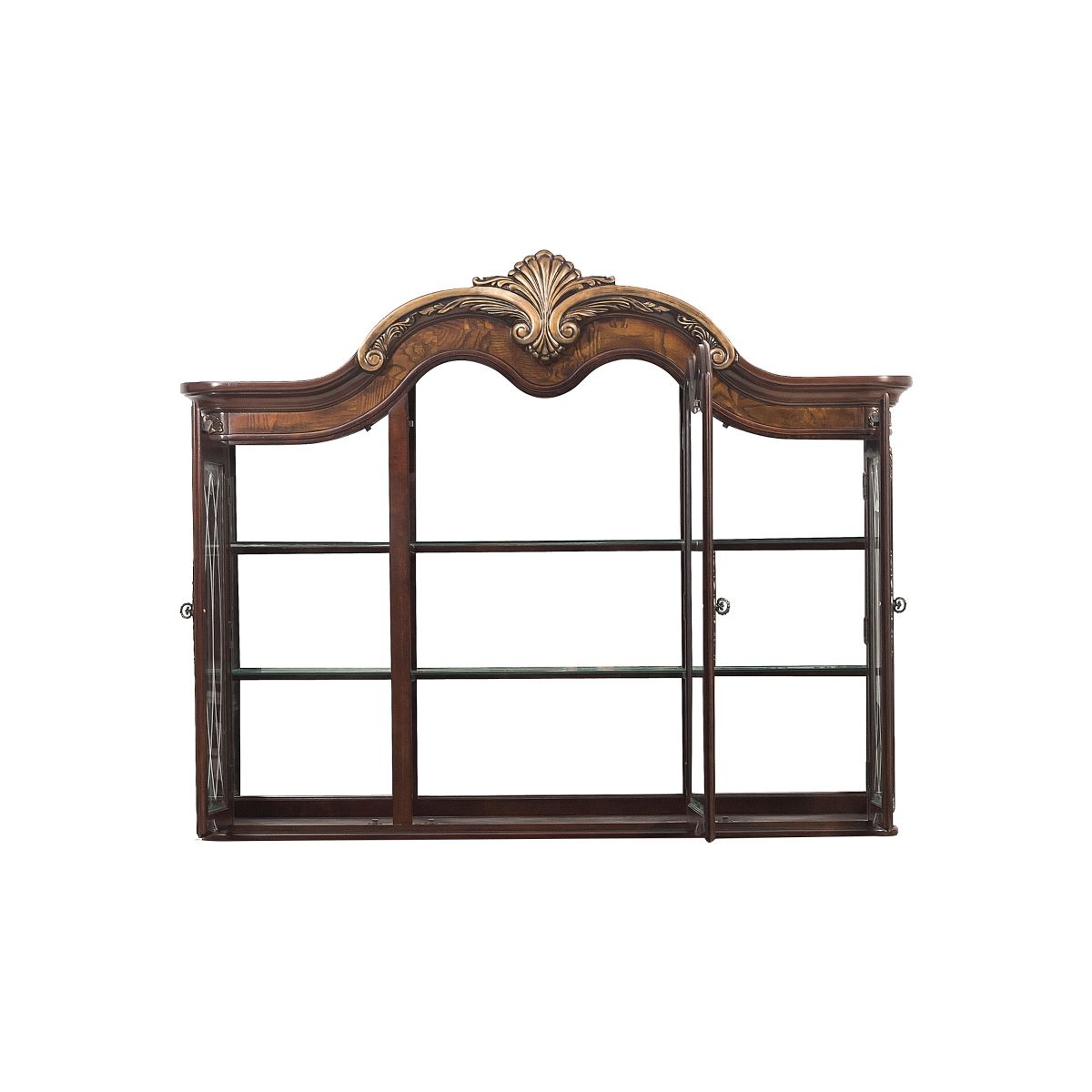 Deryn Park - Hutch With LED Light - Cherry