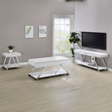 Zena - End Table - White