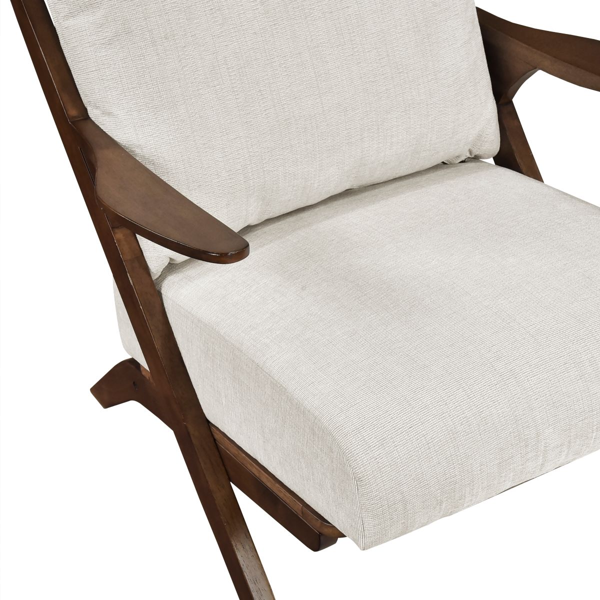 Lennox - Accent Chair - Dark Brown Frame
