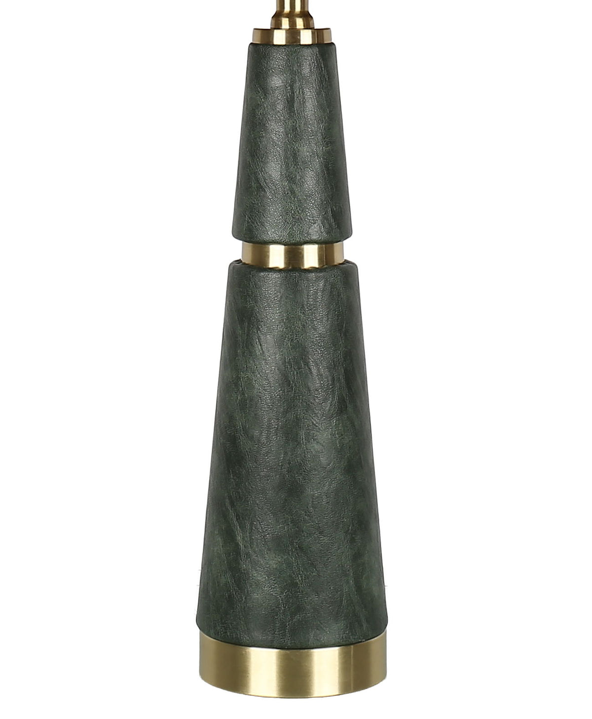 Olive Copse - 28 X 13 - Metal Table Lamp (Set of 2) - Dark Olive Green, Soft Gold