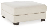 Lerenza - Oversized Accent Ottoman - Birch