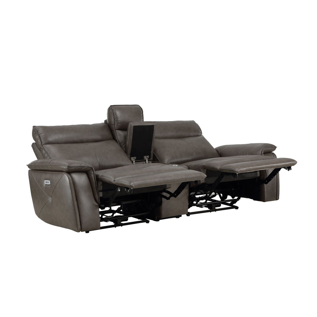 Maroni - Power Double Reclining Loveseat With Center Console And Power Headrests