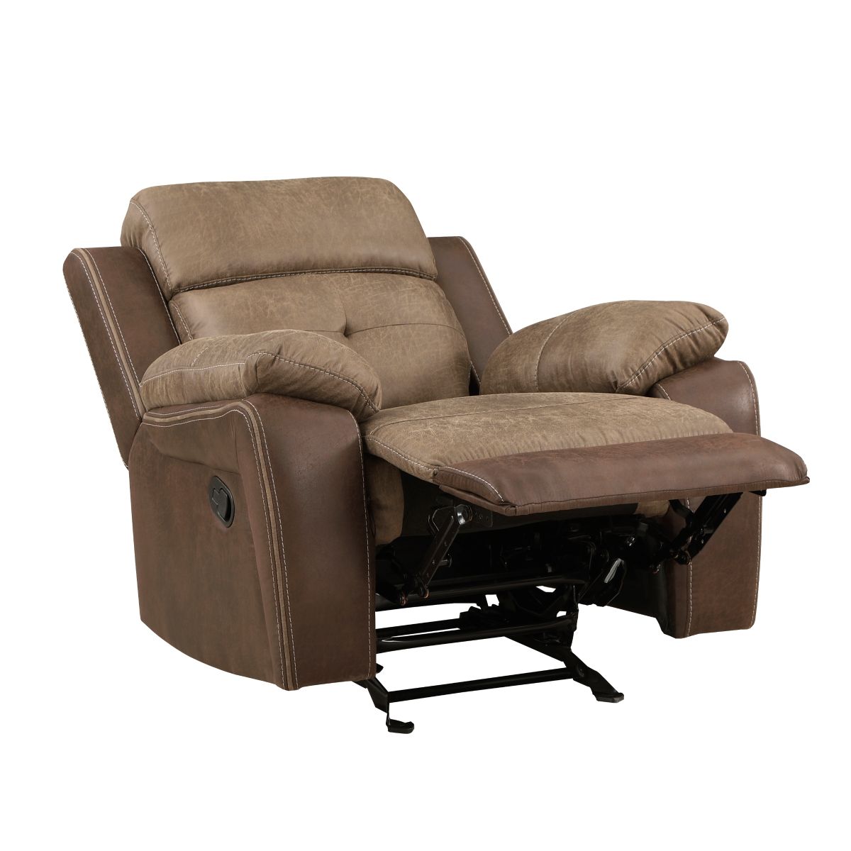 Glendale - Glider Reclining Chair - Brown
