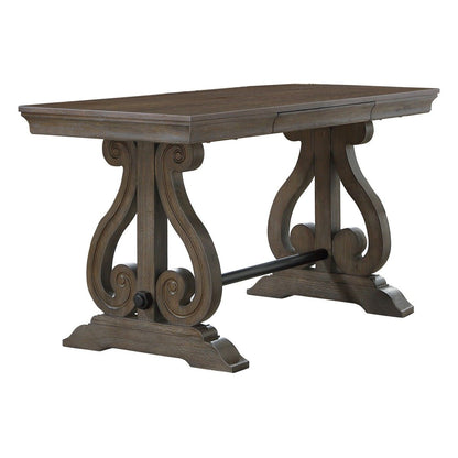 Toulon - Writing Desk - Dark Oak