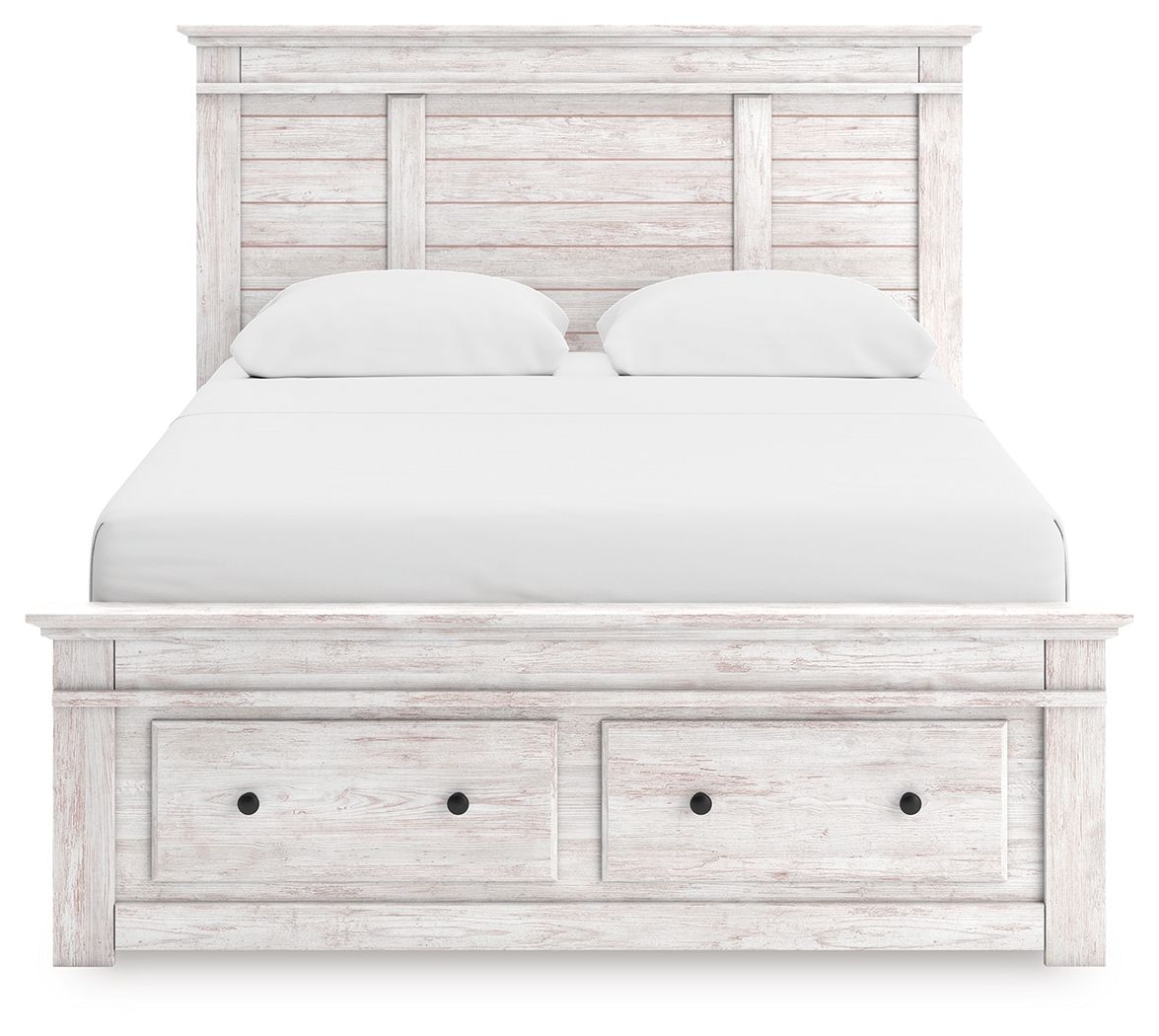 Makidern - Panel Storage Bed