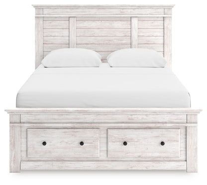 Makidern - Panel Storage Bed
