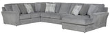 Glacier - Sectional With Included Accent Pillows