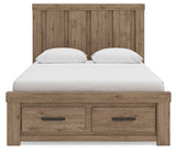 Oliandon - Panel Storage Bed