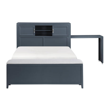 Sloane - Bookcase Bed With Hidden Desk, Stool And Storage Bench