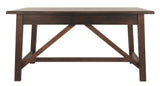 Baldridge - Home Office Large Leg Desk - Rustic Brown