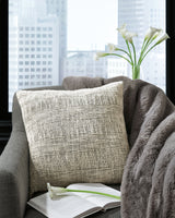 Furniture City - MS - Ashley Furniture - Carddon Pillows - Pillow (4/CS) / Brown/White - A1000971