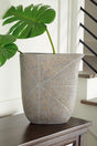 Furniture City - MS - Ashley Furniture - Ardenley Vase - Vase (2/CS) / Antique Gold Finish - A2000608