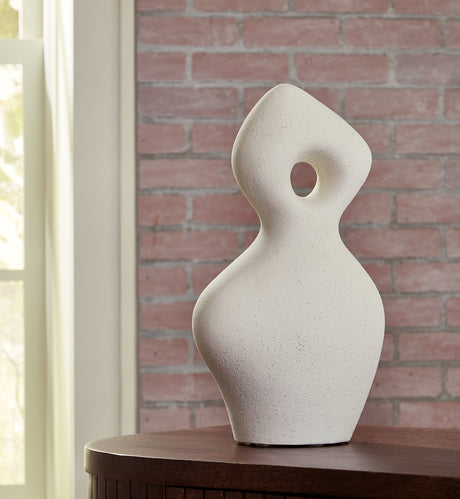 Furniture City - MS - Ashley Furniture - Arthrow Sculpture - Sculpture / Off White - A2000650