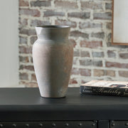 Furniture City - MS - Ashley Furniture - Brickmen Vase - Vase / Antique Gray - A2000657