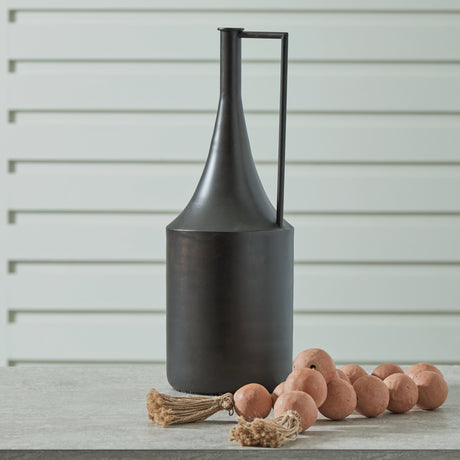 Furniture City - MS - Ashley Furniture - Zainforth Vase - Vase / Distressed Brown - A2000695