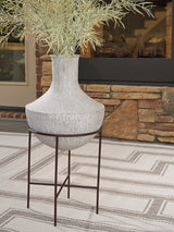 Furniture City - MS - Ashley Furniture - Estonbank Vase - Vase Set / Distressed Cream - A2000747A1