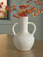 Furniture City - MS - Ashley Furniture - Dallinworth Vase - Vase / White/Black - A2000831
