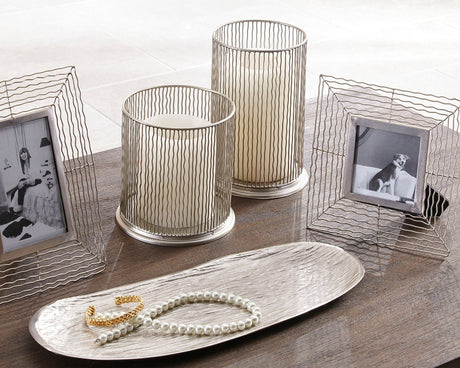 Furniture City - MS - Ashley Furniture - Dympna Accessory Set (Set of 5) - Accessory Set (5/CN) / Silver Finish - A2C00115