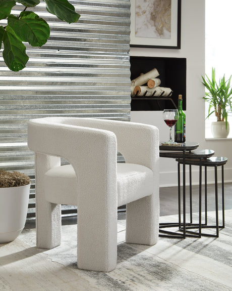 Furniture City - MS - Ashley Furniture - Landick Accent Chair - Accent Chair / Ivory - A3000699