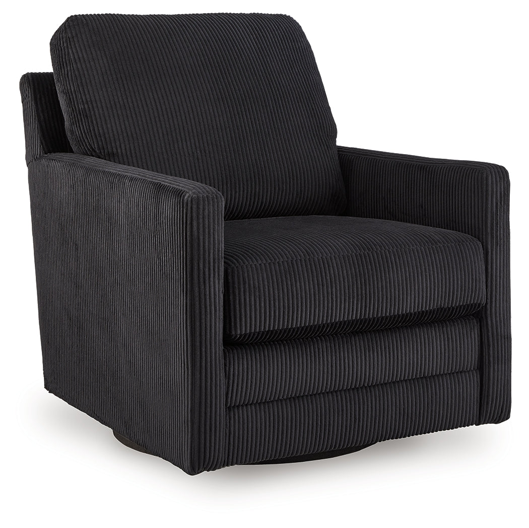 Furniture City - MS - Ashley Furniture - Icaman Swivel Accent Chair - Swivel Accent Chair / Sand - A3000728