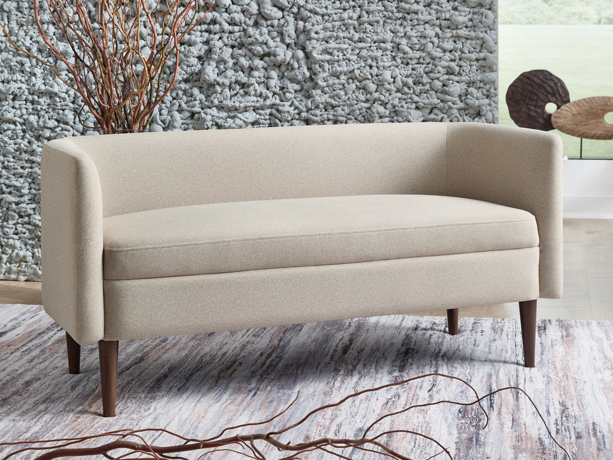 Furniture City - MS - Ashley Furniture - Wainner Accent Bench - Accent Bench / Beige / 53"W x 22"D x 25"H - A3000756