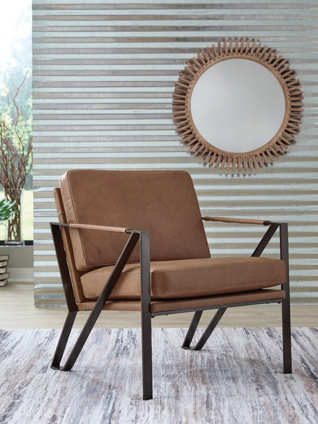Furniture City - MS - Ashley Furniture - Garronmont Accent Chair - Accent Chair / Caramel - A3000762