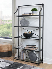 Furniture City - MS - Ashley Furniture - Dakerwell Bookcase - Bookcase / Antique Black - A4000557