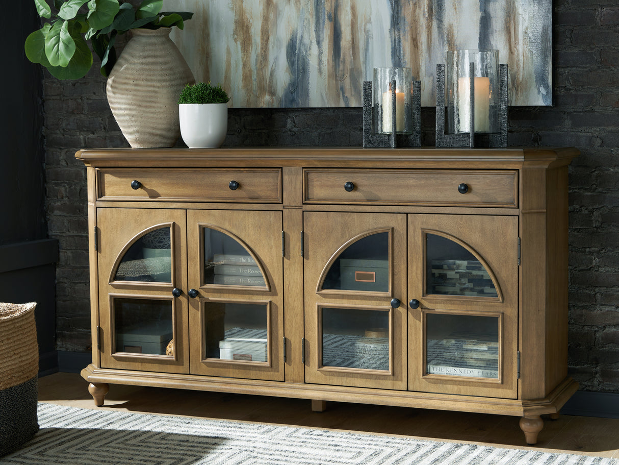 Furniture City - MS - Ashley Furniture - Barlomore Accent Cabinet - Accent Cabinet / Brown - A4000597