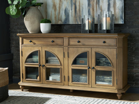 Furniture City - MS - Ashley Furniture - Barlomore Accent Cabinet - Accent Cabinet / Brown - A4000597