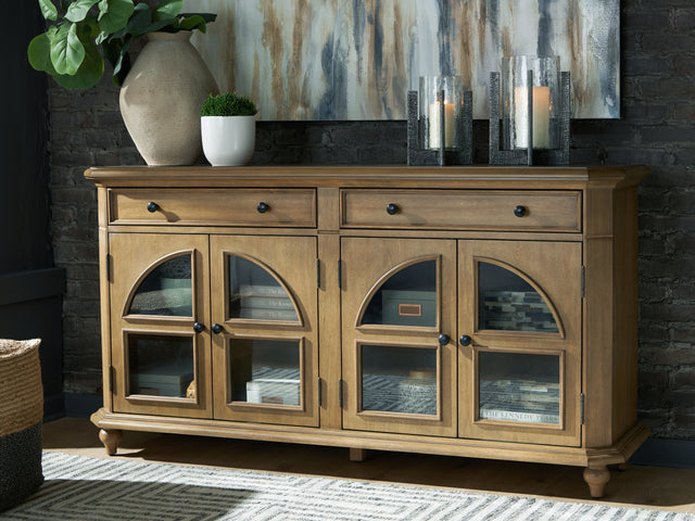 Furniture City - MS - Ashley Furniture - Barlomore Accent Cabinet - Accent Cabinet / Brown - A4000597